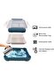 Bento Lunch Box -Leakproof, BPA-Free, Airtight Tiffin with Spoon & Fork- 3 Compartments + Separate C - 3