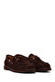 Women's Brown Lace-Up Suede Leather Casual Shoes Af220007Ds - 2