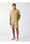 Nevavm Regular Fit Linen Look Men's Shorts with a Difference - 3