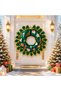 Vip High Quality 2Pcs 75cm Gold Green Door Wreath Foil Balloon Green Door Wreath Christmas Balloon