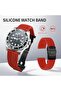 Silicone Watch Band Replacement, Waterproof Rubber Watch Strap with Striped Pattern - 16mm, 18mm, 20mm, 22mm, 24mm - 2