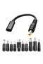 كيبل محول USB الى تيار مستمر، كيبل شحن طاقة من النوع سي الى تيار مستمر بي دي 65 واط، كيبل مشغل بي دي