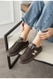 Women's Faylon Sole Waterproof Material Non-Yellowing Sole Sneaker Shoes-Brown