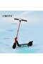S32 Kids Foldable E-Scooter with LED Light Bar RGB Deck Lights Electronic Brake LED Display Ac - 5