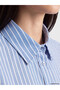 Striped Poplin Women's Shirt - 3