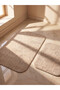 Esvab • Modern & Distinctive Geometric Embroidered Bath Mat Set of 2