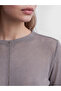 Esvab • Modern & Distinctive Zero Roba Collar Transparent Blouse - 3