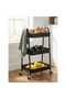 3 Layer Storage Shelf, Grey, MCS1003 - 4