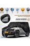 6 Layers Waterproof Indoor Outdoor Full Car Covers Fit for Jetour T2 | Traveller 2023-2026, All-Weather Protection, UV Snow Wind Dust Protection, Black - 2