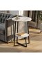 Side Table, White, 1132-S - 4
