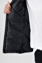 Stand-Up Collar Jacket Black Women's Jacket - 5