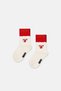 - Multi-Colored Set of 4 Santa Claus and Light Patterned Children's Cotton Socks - 2
