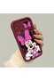 Realme C20/C20A Compatible Case Camera Protector Cartoon Pattern Maroon Lover Couple Silicone Phone Case - 2