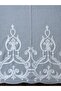 Versay Linen Look Panel Curtain with Ecru Embroidery - 4