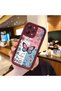Xiaomi Redmi 12 4g Compatible Case Camera Protective Stitch Pattern Maroon Lover Couple Silicone Phone Case