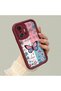 Xiaomi Mi 11t Pro/Mi 11t Compatible Case Camera Protector Stitch Pattern Maroon Lover Couple Silicone Phone Case - 2