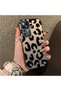 Mi 12T/12T Pro Compatible Black Leopard Print Silicone Phone Case, Shock Protection
