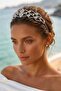 Aurora Crystal Stone Chain Bridal Crown Special Occasion Crown