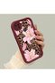 Xiaomi Poco C31 Compatible Case Camera Protector Flower Case Maroon Lover Couple Silicone Phone Case - 2