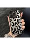 Samsung Galaxy A52/A52S Compatible Black Leopard Print Silicone Phone Case, Shock Protection - 3