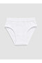 Ozmarka New Season White Regular Fit Cotton Men's Briefs 3-Pack - 5