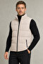 Men's Stone Nova Fabric Stand Collar Waterproof Zippered Inflatable Vest