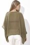 Oversize Slim Draped Woven Blouse - 4