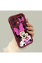 Oppo A6 Pro 4g Compatible Case Camera Protective Cartoon Pattern Maroon Lover Couple Silicone Phone Case - 3