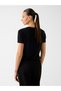 Steffi Crew Neck Short Sleeve Women's Black T-Shirt V6Ri13Kd772-Jblk - 3