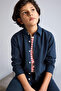 Shirt Collar Buttoned Long Sleeve Washed Effect Shirt Boy G5005A826Sp - 4