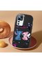 Mi 12t Compatible Case Camera Protector Black Stitch Patterned Silicone Lover Couple Phone Case - 2