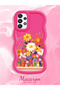 Samsung Galaxy A33 5g Compatible Case Camera Protective Red Silicone Lover Couple Phone Case Floral Case - 2