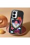 For Vivo Y16 Compatible Case Camera Protective Black Heart Patterned Silicone Lover Couple Phone Case - 2