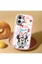 iPhone 17 Compatible Case Camera Protector Pink Minnie Pattern Silicone Lover Couple Phone Case - 2