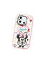 Poco C55 Compatible Case Camera Protector Pink Minnie Patterned Silicone Lover Couple Phone Case - 3