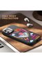 Realme 12 Lite Compatible Case Camera Protector Black Heart Patterned Silicone Lover Couple Phone Case - 4