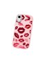 iPhone Xr Compatible Case Camera Protector Pink Kiss Pattern Silicone Lover Couple Phone Case - 3