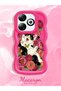 Infinix Hot 40I Compatible Case Camera Protective Red Silicone Couple Phone Case Cat Case - 2
