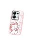 Poco M6 Pro 4g Compatible Case Camera Protector Pink Cardoon Patterned Silicone Lover Couple Phone Case - 3