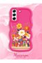 Samsung Galaxy S21 Fe Compatible Case Camera Protector Red Silicone Lover Couple Phone Case Floral Case - 2
