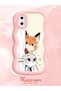 iPhone XS Compatible Case Camera Protector Pink Silicone Lover Couple Phone Case Cartoon Pattern - 2