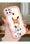 Realme C21Y Compatible Case Camera Protector Pink Silicone Couple Phone Case Cartoon Pattern