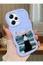 Redmi Note 12 Pro 5g Compatible Case Camera Protector Blue Silicone Lover Couple Phone Case Dog Pattern