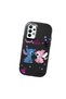 Samsung Galaxy A32 Compatible Case Camera Protective Black Stitch Patterned Silicone Beloved Couple Phone Case - 3