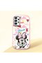 Samsung Galaxy A33 Compatible Case Camera Protector Pink Minnie Patterned Silicone Lover Couple Phone Case
