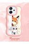 Oppo Reno 14F Compatible Case Camera Protective Pink Silicone Couple Phone Case Cartoon Pattern - 2
