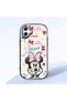 Samsung Galaxy A07 Compatible Case Camera Protective Black Minnie Patterned Silicone Lover Couple Phone Case