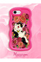 iPhone 6 Plus Compatible Case Camera Protector Red Silicone Lover Couple Phone Case Cover with Cat - 2