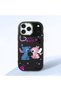 iPhone 18 Pro Max Compatible Case Camera Protector Black Stitch Pattern Silicone Couple Phone Case