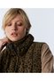 LEOPAR DESEN PUFFER YELEK - 6
